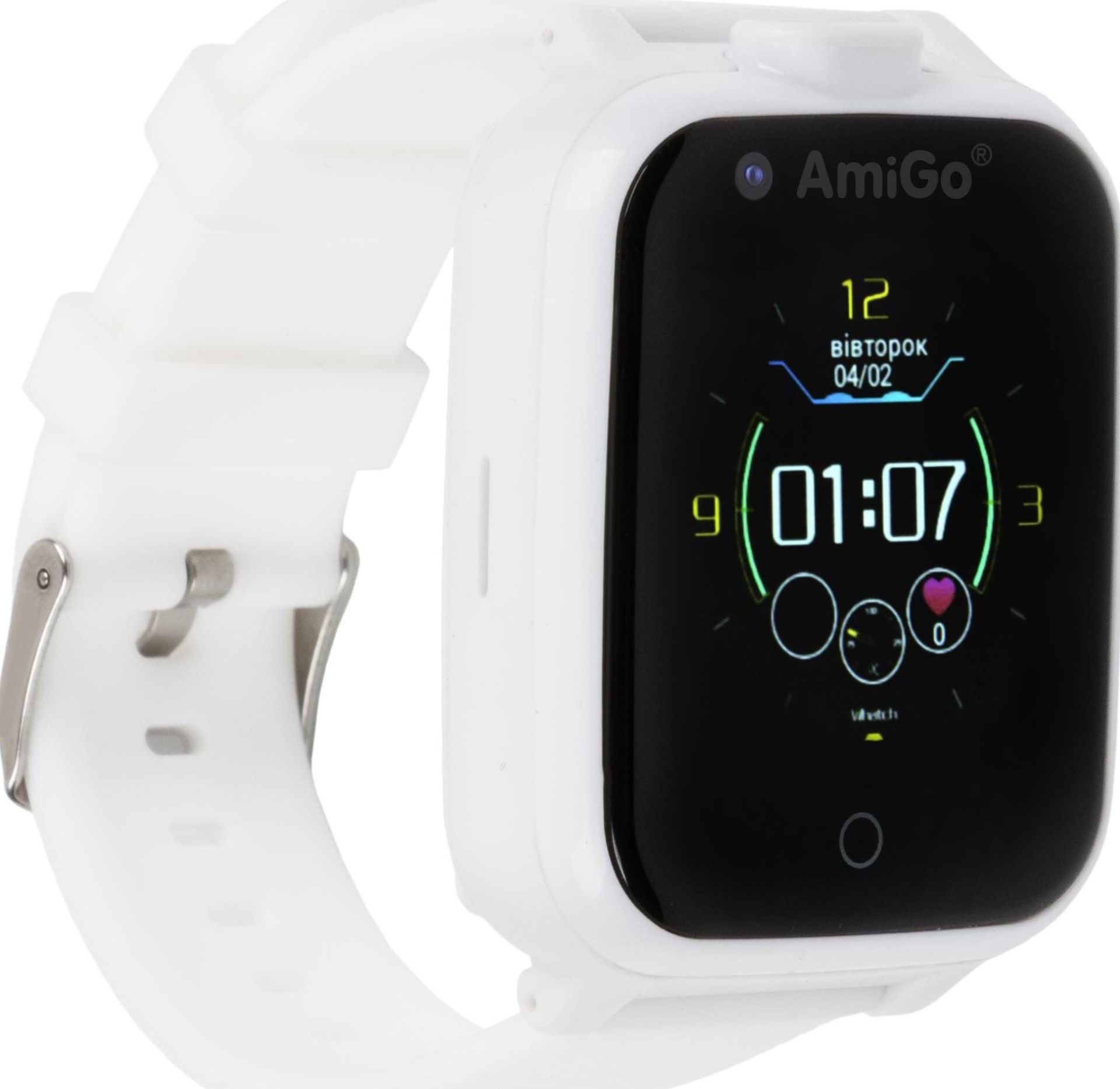 Дитячий смарт-годинник AmiGo GO006, VIDEOCALL, GPS, 4G, WIFI, BT4.0, 720mAh, White UA UCRF Дитячий смарт-годинник AmiGo GO006, VIDEOCALL, GPS, 4G, WIFI, BT4.0, 720mAh, White UA UCRF