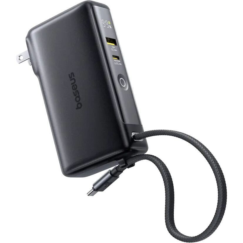 Повербанк Baseus Nomos NT11 Omni Charge Digital Display Power Bank 10 000 mAh 67W Black P10078807123-00 Повербанк Baseus Nomos NT11 Omni Charge Digital Display Power Bank 10 000 mAh 67W Black P10078807123-00