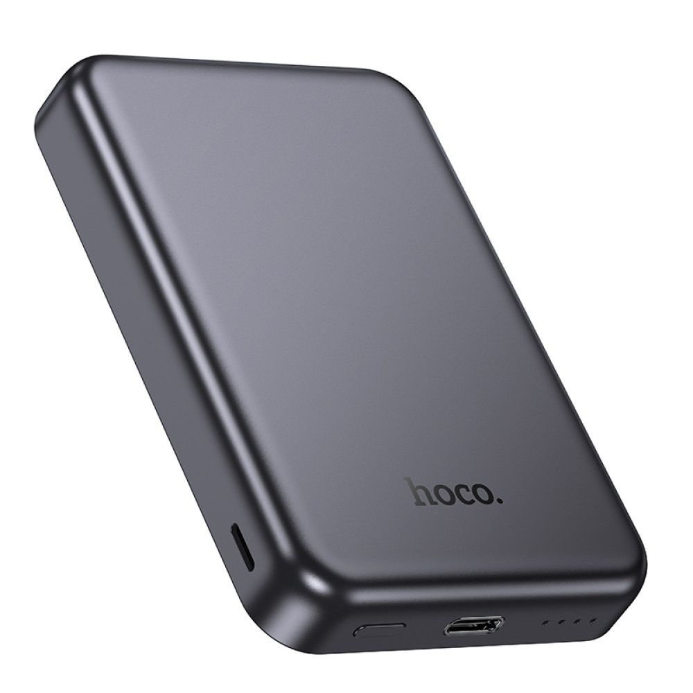 Повербанк Hoco J160 Original magnetic power bank 5000mAh metal gray Повербанк Hoco J160 Original magnetic power bank 5000mAh metal gray