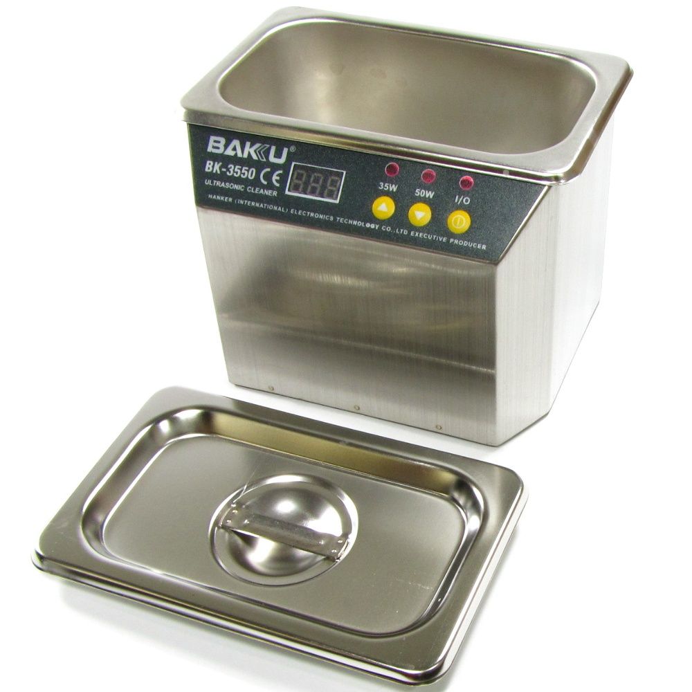 Ультразвукова ванна Baku BK3550 у металевому корпусі (дворежимна 30W/50W, 0.7L) Ультразвукова ванна Baku BK3550 у металевому корпусі (дворежимна 30W/50W, 0.7L)