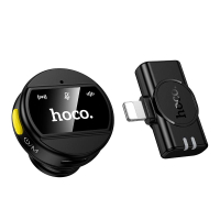 Мікрофон HOCO Lightning Charm wireless microphone L21 |2.4G, 10-15м, 5-6год| чорний