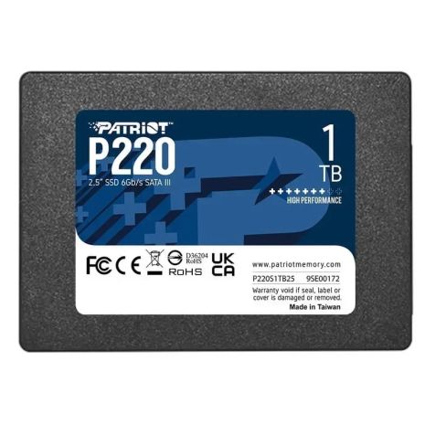 Patriot P220 SSD 1TB 2.5" 7mm SATAIII