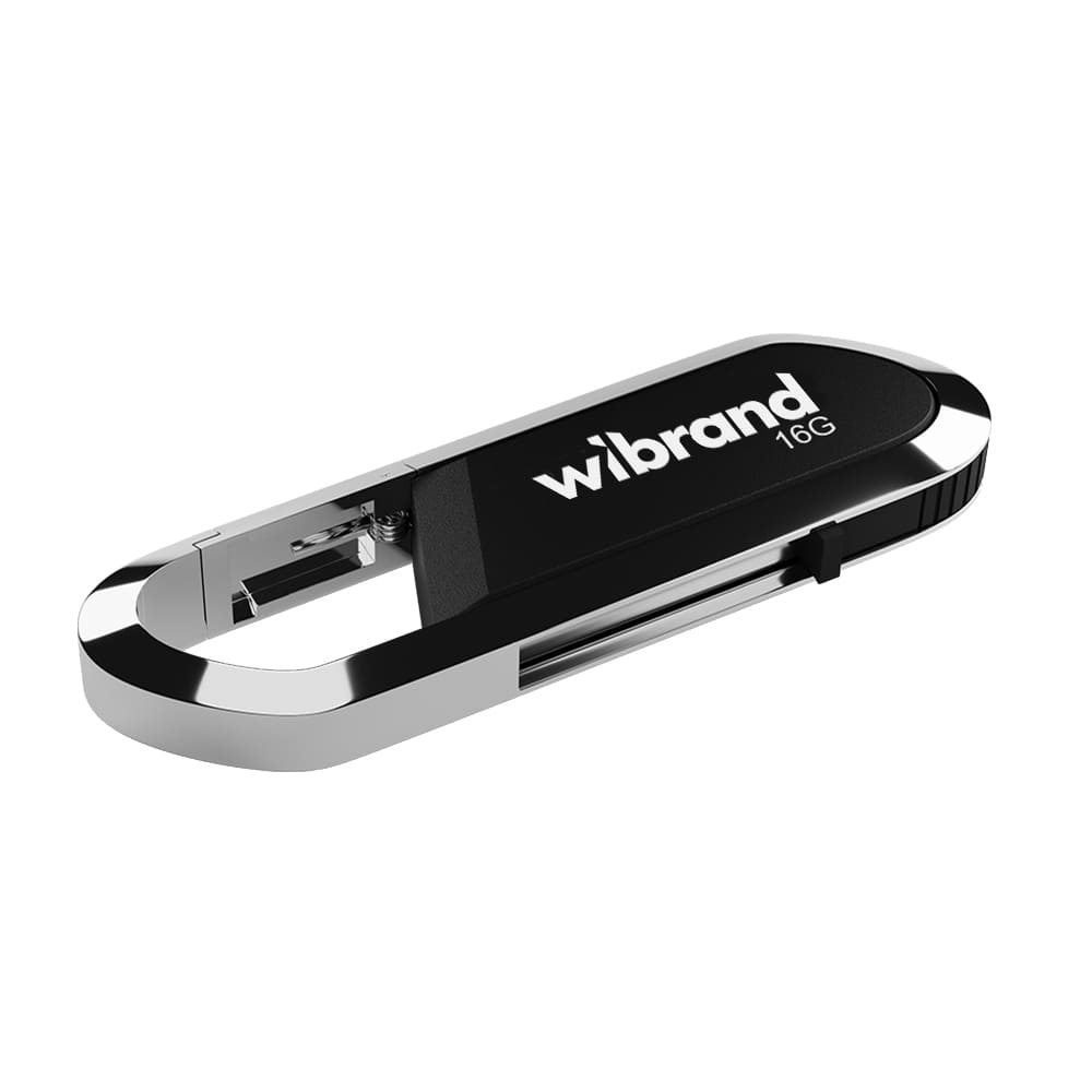 Флеш-накопитель Wibrand USB 2.0 Aligator 16Gb Black Флеш-накопитель Wibrand USB 2.0 Aligator 16Gb Black