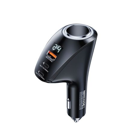 Зарядний пристрій для автомобіля Remax RCC339 88.5W PD+QC 2C+1A чорний
