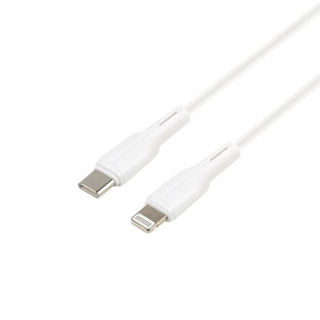 USB кабель Ridea RC-M231 Prima PD20W Type-C to Lightning белый