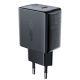 Сетевое зарядное устройство Acefast A1 с Type-C PD, черное Сетевое зарядное устройство Acefast A1 с Type-C PD, черное