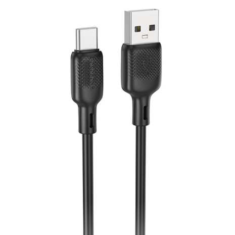 USB Borofone BX113 Silicone Type-C 3A Черный