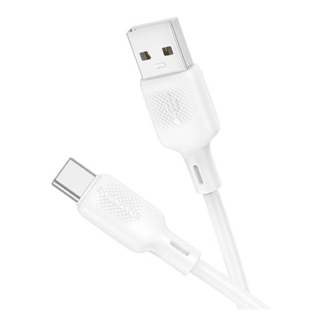 USB Borofone BX113 Silicone Type-C 3A Белый