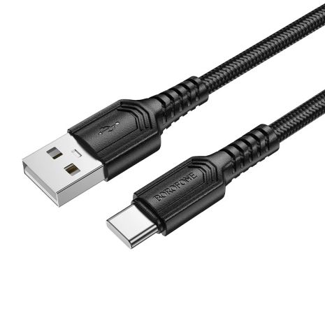 USB Borofone BX116 Type-C 3A Черный