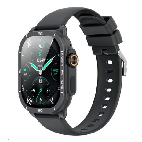 Смарт-часы XO J12 с AMOLED экраном, черные