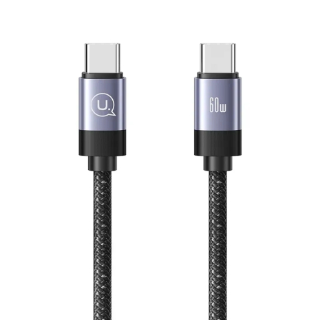 Кабель Usams US-SJ704 60W Magnetic Data Cable Type-C To Type-C-Rui Series 1m tarnish