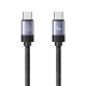 Кабель Usams US-SJ704 60W Magnetic Data Cable Type-C To Type-C-Rui Series 1m tarnish