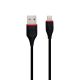 Кабель Borofone BX17 USB to Lightning 2.4A 1м чорний Кабель Borofone BX17 USB to Lightning 2.4A 1м чорний