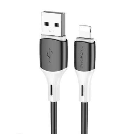 Кабель Borofone BX79 USB to Lightning 2.4A 1m черный