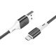 USB-кабель Borofone BX79 to MicroUSB 2.4A 1м чорний