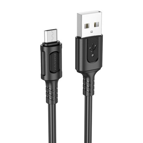 USB кабель Borofone BX111 Micro 2.4A Черный