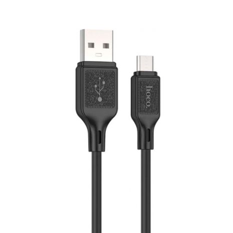 USB Кабель HOCO X90 USB - MicroUSB 2.4A черный