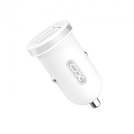 Автомобільний зарядник XO-CC18 з Dual USB, білий