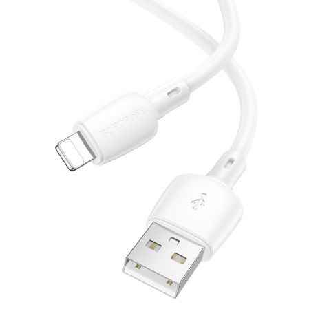 Кабель Borofone BX93 USB to Lightning 1m белого цвета