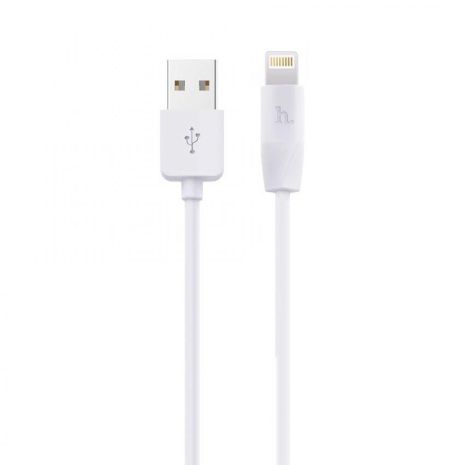 USB Cable Hoco X1 Rapid Lightning 2.1A White 3m