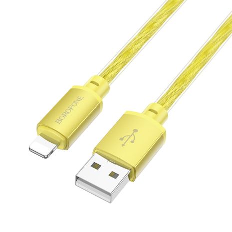 Кабель Borofone BX95 USB to Lightning 1m золотистый Кабель Borofone BX95 USB to Lightning 1m золотистый