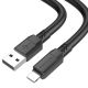 Кабель Borofone BX81 USB to Lightning 1м чорний