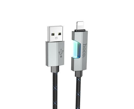 Чорний кабель Hoco U123 USB to Lightning 27W 1.2m Чорний кабель Hoco U123 USB to Lightning 27W 1.2m