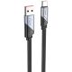 Зарядный кабель Hoco U119 USB to Lightning 1m черный