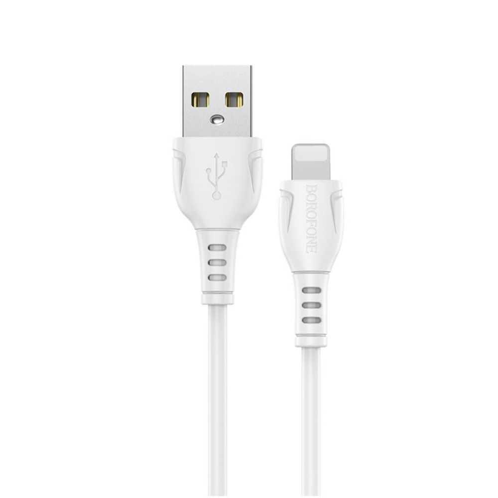 Кабель Borofone BX51 USB to Lightning 1m белый Кабель Borofone BX51 USB to Lightning 1m белый
