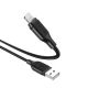Черный кабель Borofone BX42 USB to Lightning 1m Черный кабель Borofone BX42 USB to Lightning 1m