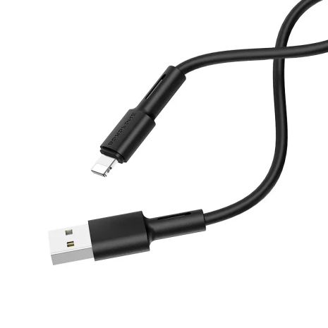 Кабель Borofone BX31 USB to Lightning 1m черный
