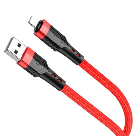 Червоний кабель Borofone BU35 USB to Lightning 1.2m Червоний кабель Borofone BU35 USB to Lightning 1.2m