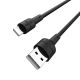 Кабель Borofone BX30 USB to Lightning 1м чорний Кабель Borofone BX30 USB to Lightning 1м чорний
