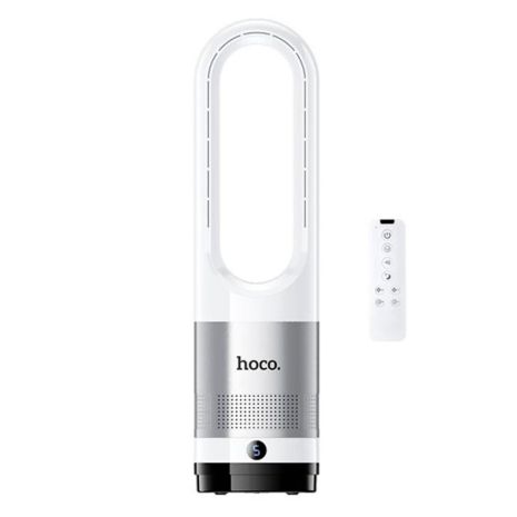 Напольный беспроводной вентилятор Hoco DF14 white Напольный беспроводной вентилятор Hoco DF14 white