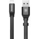 USB Baseus CALMBJ-B Lightning 23см Чёрный, 01 USB Baseus CALMBJ-B Lightning 23см Чёрный, 01