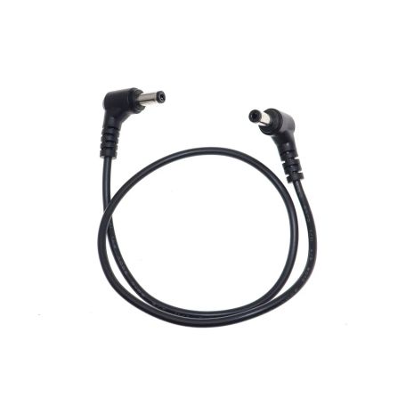 DC кабель питания с угловыми коннекторами 5.5x2.1 (М-м) 1м для различной техники