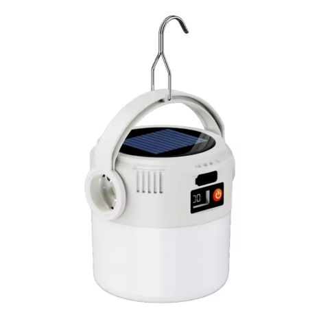 Кемпинговый фонарь SZ03 TYPE-C LED 800mAh солнечная батарея 5W WHITE