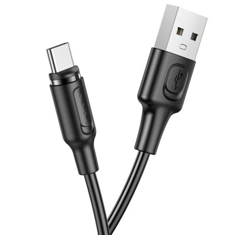 Магнитный кабель Borofone BX41 USB to Type-C 1м черный