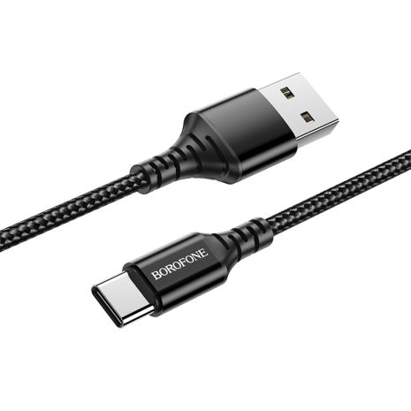Кабель Borofone BX54 USB to Type-C 1m черный Кабель Borofone BX54 USB to Type-C 1m черный