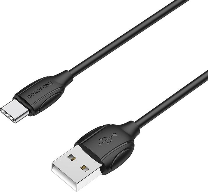 Кабель Borofone BX19 USB to Type-C 1m черный Кабель Borofone BX19 USB to Type-C 1m черный