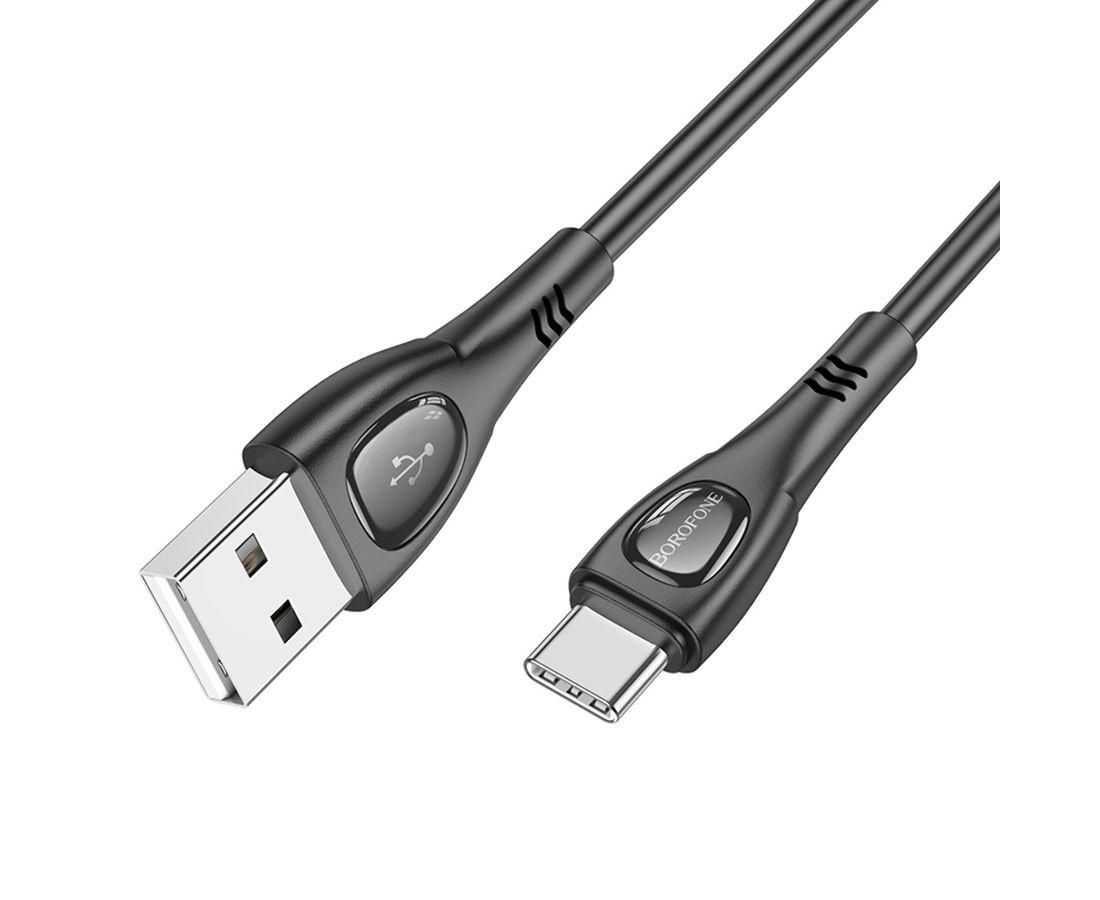 Кабель Borofone BX98 USB to Type-C 1m черный Кабель Borofone BX98 USB to Type-C 1m черный