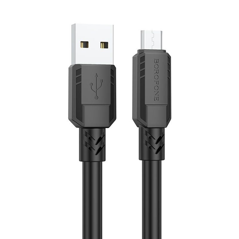 Чорний Кабель Borofone BX81 USB to MicroUSB 1m Чорний Кабель Borofone BX81 USB to MicroUSB 1m