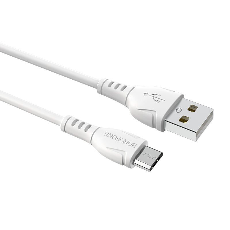 Кабель Borofone BX51 USB на MicroUSB 1м белый Кабель Borofone BX51 USB на MicroUSB 1м белый