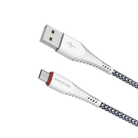 USB кабель Borofone BX25 to MicroUSB 1m белый USB кабель Borofone BX25 to MicroUSB 1m белый