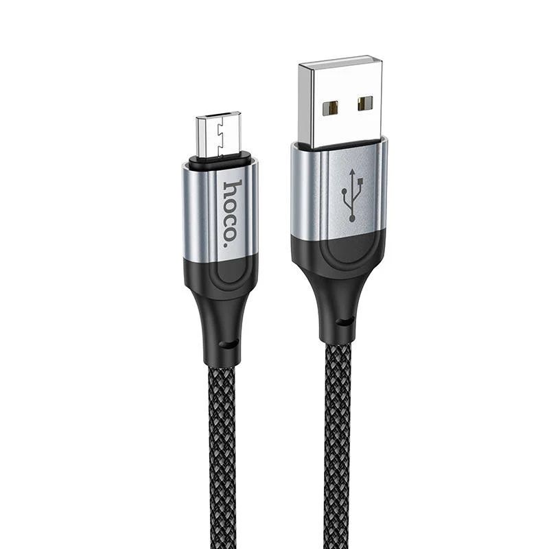 Hoco X102 USB to MicroUSB кабель черный Hoco X102 USB to MicroUSB кабель черный
