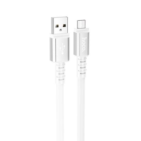 USB Кабель HOCO X85 USB - MicroUSB (1М) белый