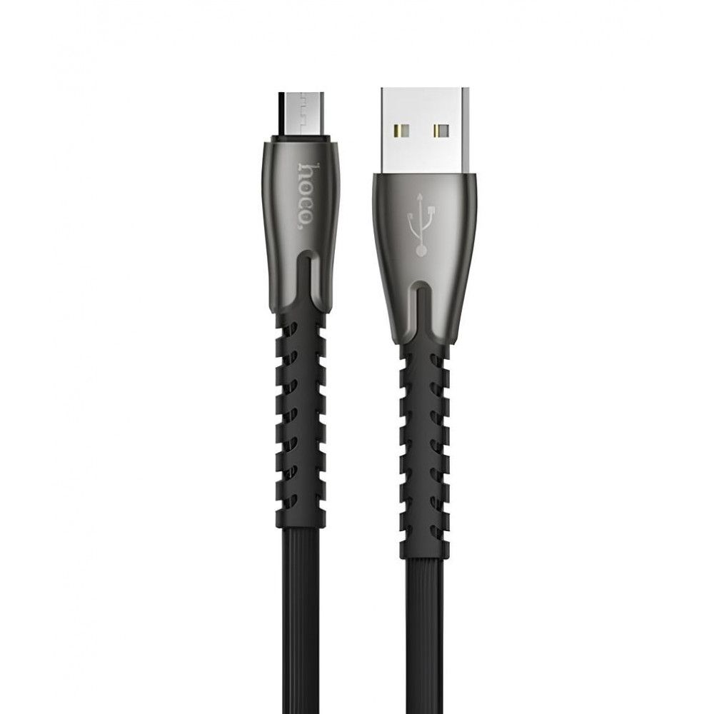 USB Кабель HOCO U58 USB - MicroUSB (1.2M) чорний USB Кабель HOCO U58 USB - MicroUSB (1.2M) чорний