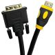Мультимедийный кабель HDMI to DVI/ DVI to HDMI 2.0V OD8.0 4K 3840p 3m black