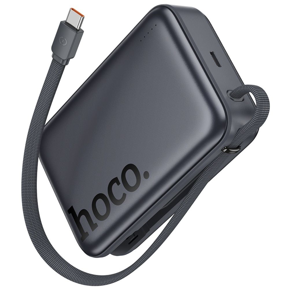 Hoco Q44A повербанк 20000mAh PD 45W с магнитной беспроводной зарядкой metal gray Hoco Q44A повербанк 20000mAh PD 45W с магнитной беспроводной зарядкой metal gray