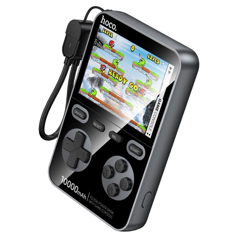 УМБ Hoco Q47 Shine PD20W power bank с игровой консолью 10 000mAh металлический серый УМБ Hoco Q47 Shine PD20W power bank с игровой консолью 10 000mAh металлический серый